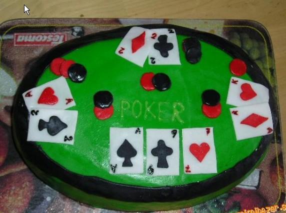 pokerovy stol , torta, Netradičné torty, Mellory, 1