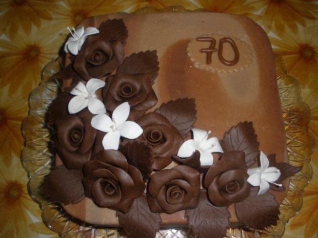 čokoládová na 70, torta, Narodeninové torty, tara19, 1