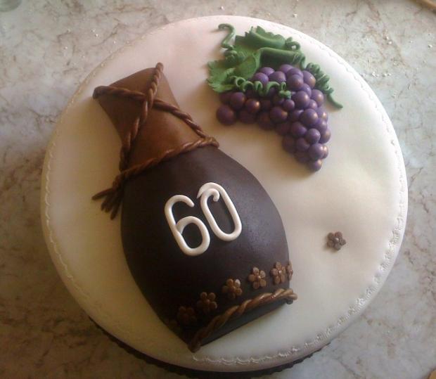 Na 60-tku, torta, Narodeninové torty, M.Vargová, 1