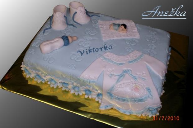 krstinová, torta, Torty na krstiny, anezkatvm, 1