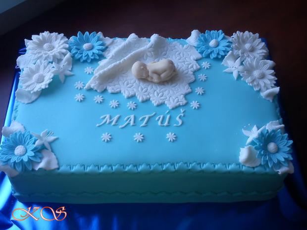 krstinová modrá, torta, Torty na cirkevné sviatky, katrinka0312, 1