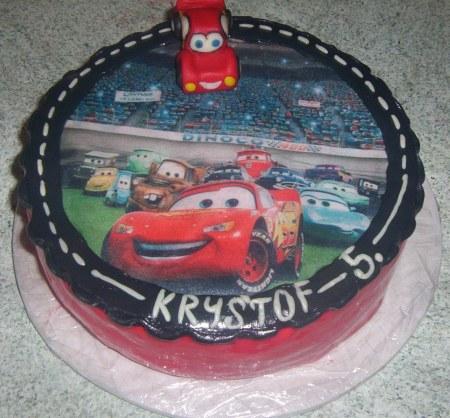 s dortpapírem, torta, Torty autíčka, vláčiky, Gabuš, 1
