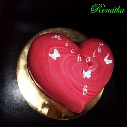 3D srdce po prvýkrát, torta, Narodeninové torty, renatka77, 1