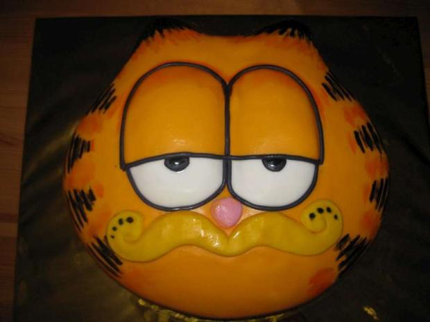 kocúr Garfield, torta, Rozprávkové torty kocúr Garfield, torta, Rozprávkové torty, evinaf, 1