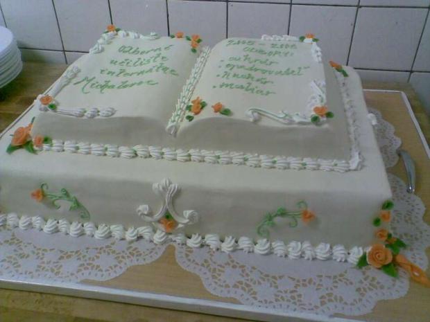 Stužková - kniha, torta, Torty - škola, stužková Stužková - kniha, torta, Torty - škola, stužková, Táňa, 1