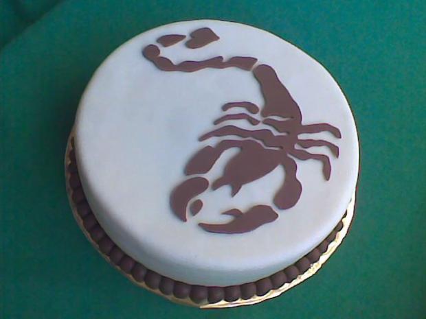 škorpión, torta škorpión, torta, Alena Lenicka, 1