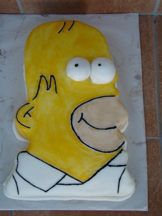 Homer, torta, anina1, 1