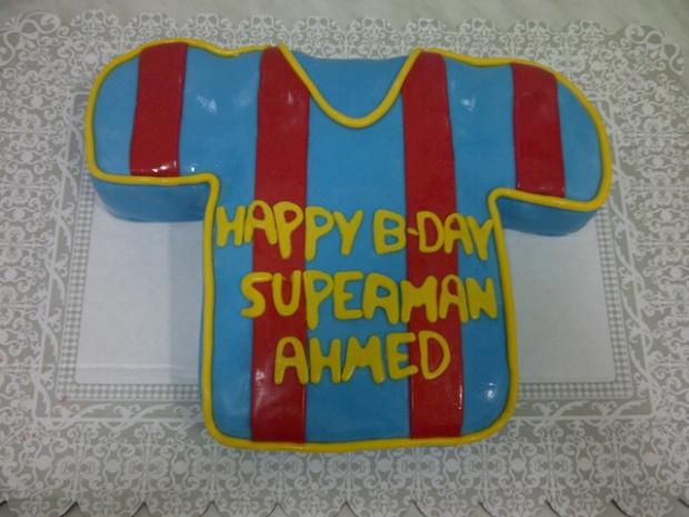  tricko FCB narychlo, torta, Športové torty, Sausen, 1