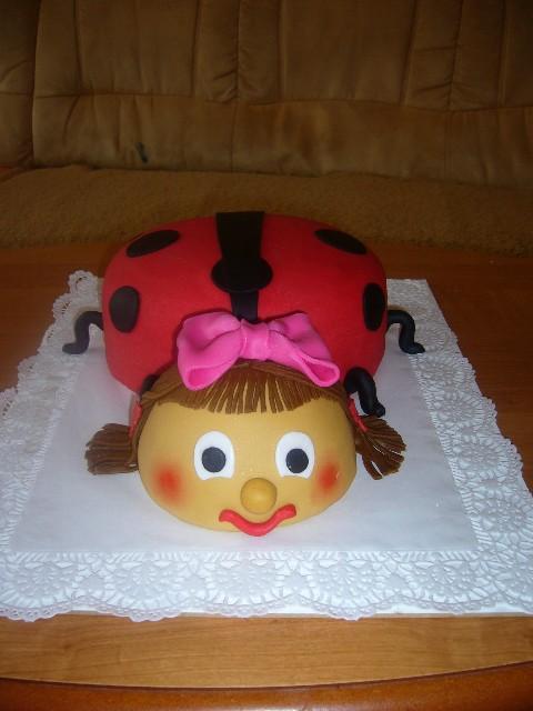lienočka k 1. narodeninám, torta, Torty so zvieratkami lienočka k 1. narodeninám, torta, Torty so zvieratkami, jarina27, 1