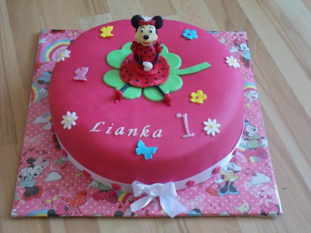 myška Minnie, torta, Rozprávkové torty, Julka2119, 1