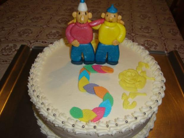 Jogurtová... PAT A MAT..., torta, Rozprávkové torty, Alena75, 1
