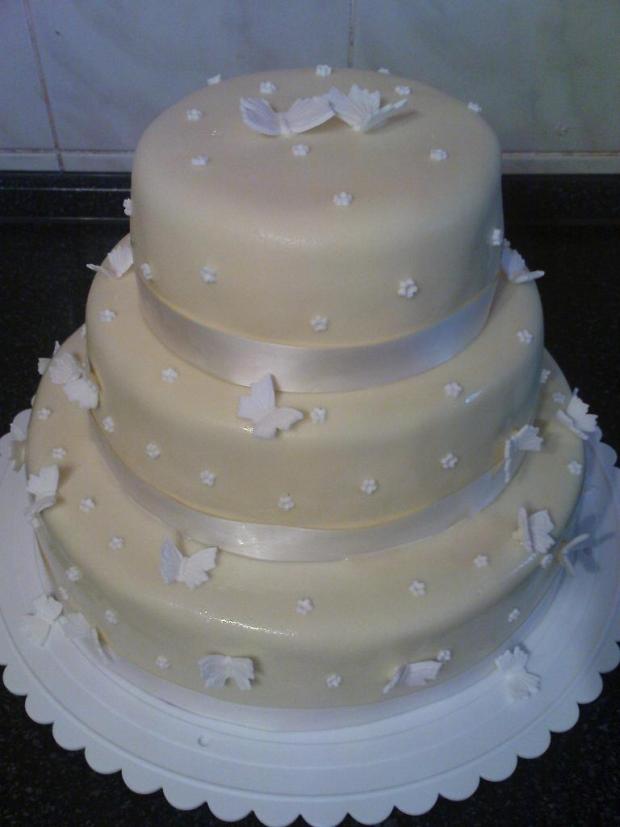 Svadobná s motýlikmi, torta, Svadobné torty Svadobná s motýlikmi, torta, Svadobné torty, ivipišti, 1