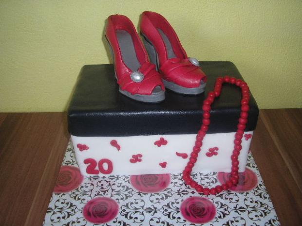 Krabica a lodičky, torta, Narodeninové torty Krabica a lodičky, torta, Narodeninové torty, Denideni, 1