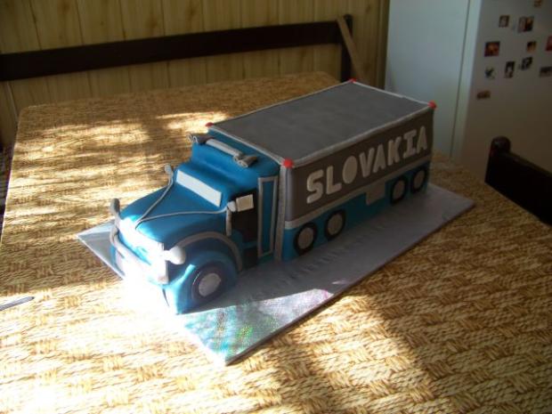 Kamion, torta, Torty autíčka, vláčiky Kamion, torta, Torty autíčka, vláčiky, Kisko, 1