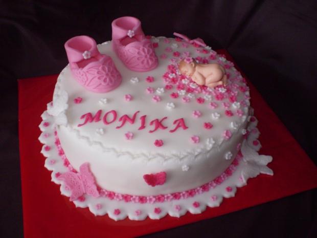 krstinová č. 7 - pre Moniku, torta, Torty na krstiny krstinová č. 7 - pre Moniku, torta, Torty na krstiny, , 1