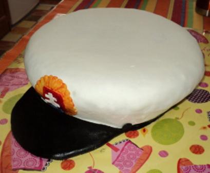 Policajná čiapka, torta, Netradičné torty, zuzana.m, 1