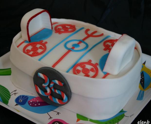 Hokejova plocha, torta, Športové torty, Elen Bielikova, 1
