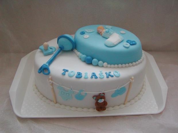 krstiny Tobiaško, torta, Torty na krstiny krstiny Tobiaško, torta, Torty na krstiny, , 1