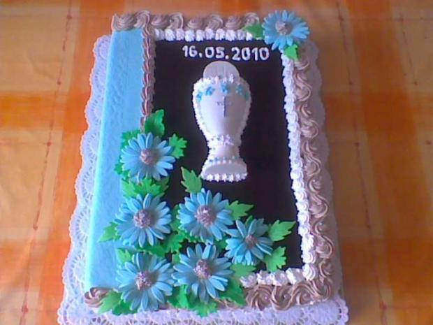 kniha, torta, Torty na cirkevné sviatky, evickarios, 1