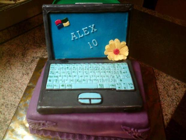 Môj druhý notebook., torta, Netradičné torty Môj druhý notebook., torta, Netradičné torty, tulka56, 1