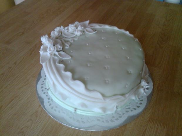 Svadobná torta svetlozelená, torta, Svadobné torty Svadobná torta svetlozelená, torta, Svadobné torty, Jana Tokárová, 1