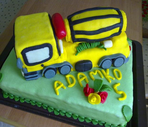 Auto-nákladné, torta, Narodeninové torty, turjanicova, 1