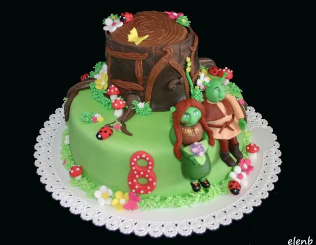 Shrek, torta, Rozprávkové torty Shrek, torta, Rozprávkové torty, Elen Bielikova, 1