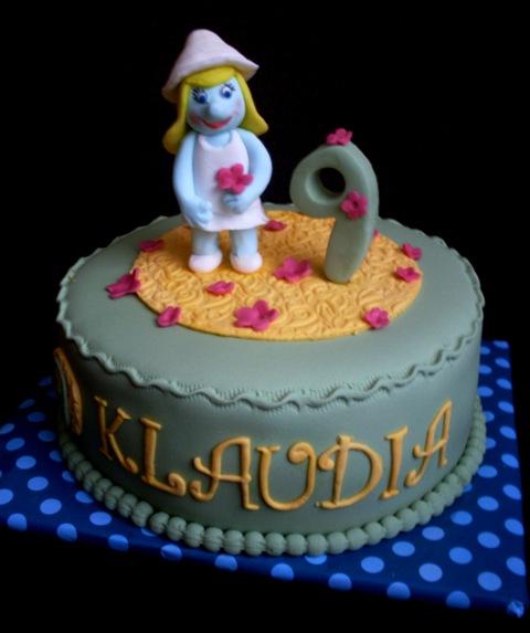šmolková, torta, Rozprávkové torty šmolková, torta, Rozprávkové torty, val38, 1