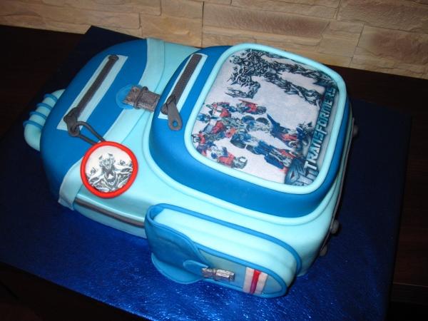 Školská taška, torta, Narodeninové torty Školská taška, torta, Narodeninové torty, zemanova1, 1