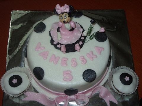 s Minnie, torta, Torty pre dievčatá, alampa, 1