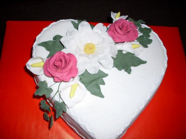 srdce, torta, Narodeninové torty, sheidy, 1
