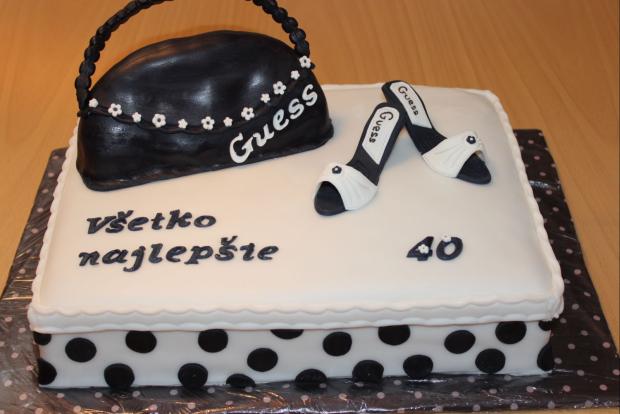 kabelka a topanky, torta, Narodeninové torty kabelka a topanky, torta, Narodeninové torty, Andy222, 1