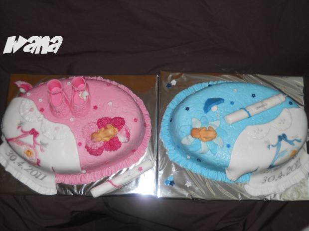 Krstinové tortičky, torta, Torty na krstiny Krstinové tortičky, torta, Torty na krstiny, Ivana111111, 1