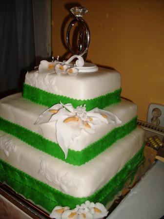 svadobná v zelemom, torta, Svadobné torty svadobná v zelemom, torta, Svadobné torty, martusa29, 1