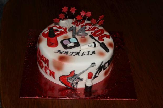 Rockérska , torta, Narodeninové torty Rockérska , torta, Narodeninové torty, stanula, 1