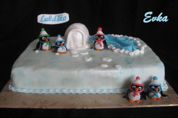 Tučniaci, torta, Torty so zvieratkami Tučniaci, torta, Torty so zvieratkami, stanikovaeva, 1