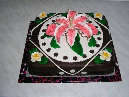 narodeninová s laliou, torta, Narodeninové torty, Jane-PE, 1