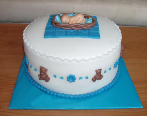 K narodeniu chlapčeka, torta, Torty na krstiny K narodeniu chlapčeka, torta, Torty na krstiny, zabinka, 1