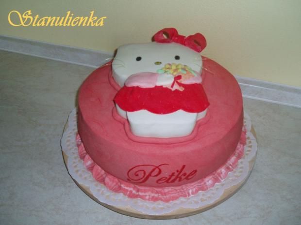 Hello Kitty ..., torta, Torty pre dievčatá Hello Kitty ..., torta, Torty pre dievčatá, Stanulienka, 1