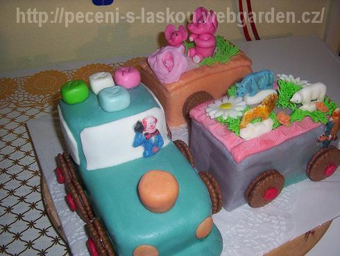 Vláček.Mašinfíra klaun a na vagoncích cirkus., torta, Torty autíčka, vláčiky Vláček.Mašinfíra klaun a na vagoncích cirkus., torta, Torty autíčka, vláčiky, Zdenka Rajnochova, 1