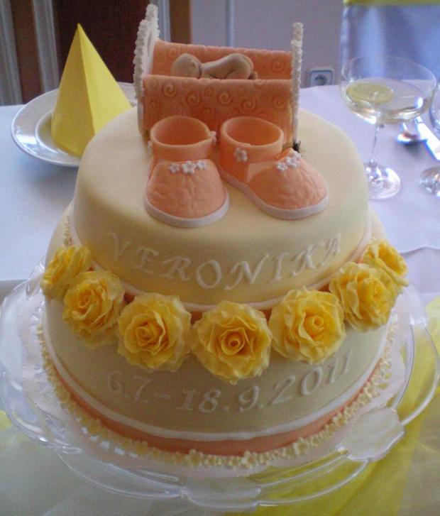 Mojej neterke Veronike, torta, Torty na krstiny Mojej neterke Veronike, torta, Torty na krstiny, marienka1984, 1