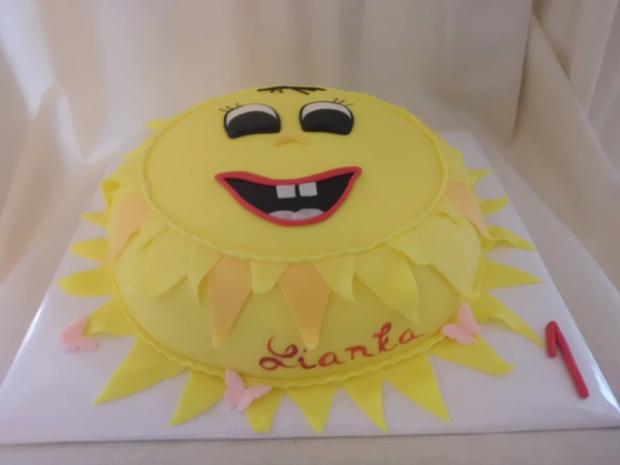 slniečko, torta, Ostané torty pre deti, Grzka, 1
