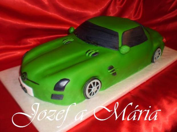 Mercedes k 20-tke, torta, Narodeninové torty Mercedes k 20-tke, torta, Narodeninové torty, Jozef a Mária, 1
