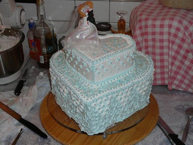 svadobná modrá, torta, Svadobné torty svadobná modrá, torta, Svadobné torty, tatianatn, 1