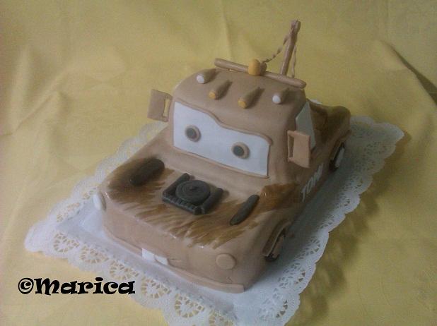 Mater-Burák, torta, Torty autíčka, vláčiky, Marica1972, 1