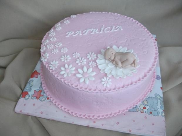 Ružova krstinova ..., torta, Torty na krstiny Ružova krstinova ..., torta, Torty na krstiny, Alenik, 1