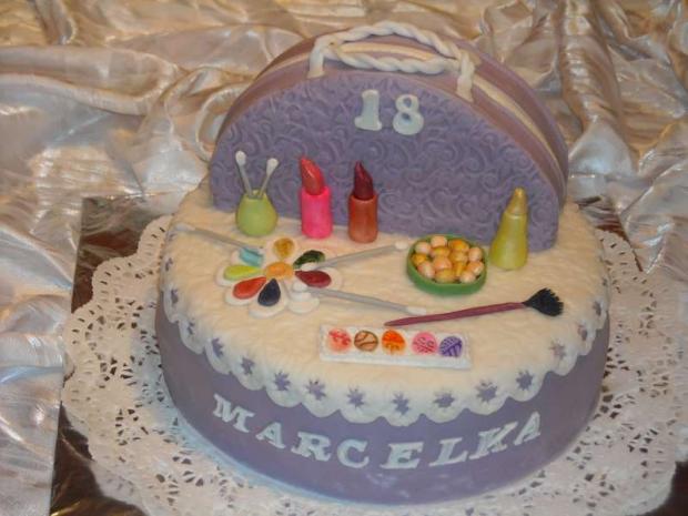 Pre kozmetičku, torta, Narodeninové torty Pre kozmetičku, torta, Narodeninové torty, Anna Kukanova, 1