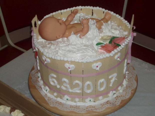 Torta pre Lauriku, torta, Torty na krstiny, Iva, 1