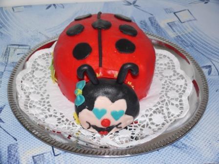 Beruška :-), torta, Torty so zvieratkami, Lenča Š., 1