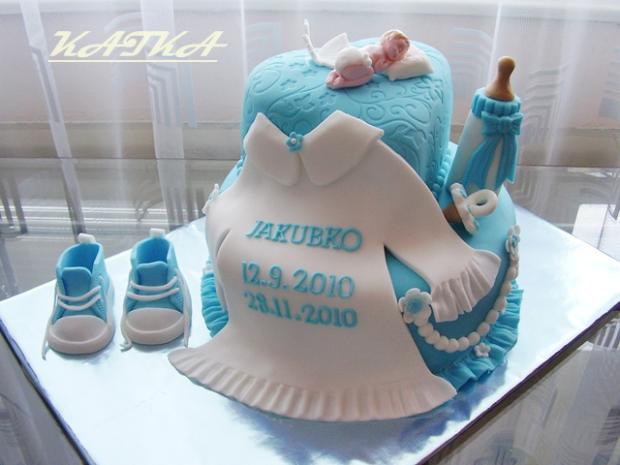 krstinová Jakubkovi, torta, Torty na krstiny krstinová Jakubkovi, torta, Torty na krstiny, Katka Ozsvaldova, 1